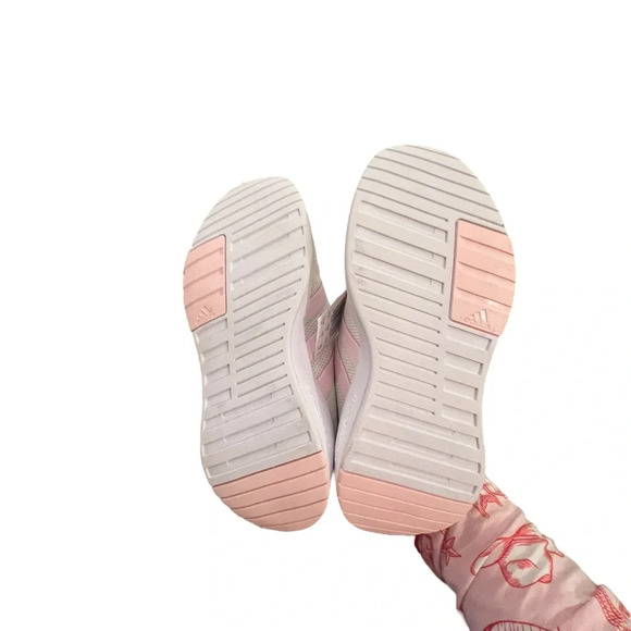 NWT Adidas Girls Racer TR23 Running Shoes in OffWhite/Bliss Pink size 13.5 youth - Picture 6 of 7